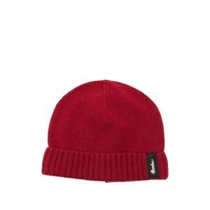 BORSALINO Classic Knit Beanie Women BORDEAUX Caps & Hats